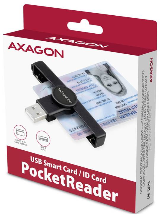 AXAGON CRE-SMPA ugrađeni čitač memorijskih kartica USB 2.0 crna-7