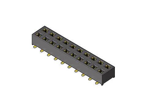 MPE Garry Female header (standaard) 098-3-040-0-NFX-YT0 1 stuk(s) Piece