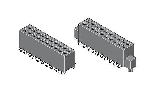MPE Garry Female header (standaard) 185-3-040-0-NFX-RT0 1 stuk(s) Piece