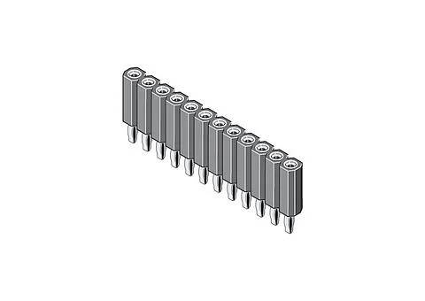 MPE Garry Female header (precisie) 613-1-036-0-MTF-XS0 1 stuk(s)