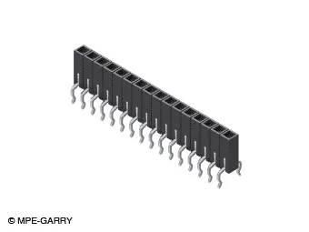 MPE Garry Female header (standaard) 298-1-032-0-NSX-RT0 1 stuk(s) Piece