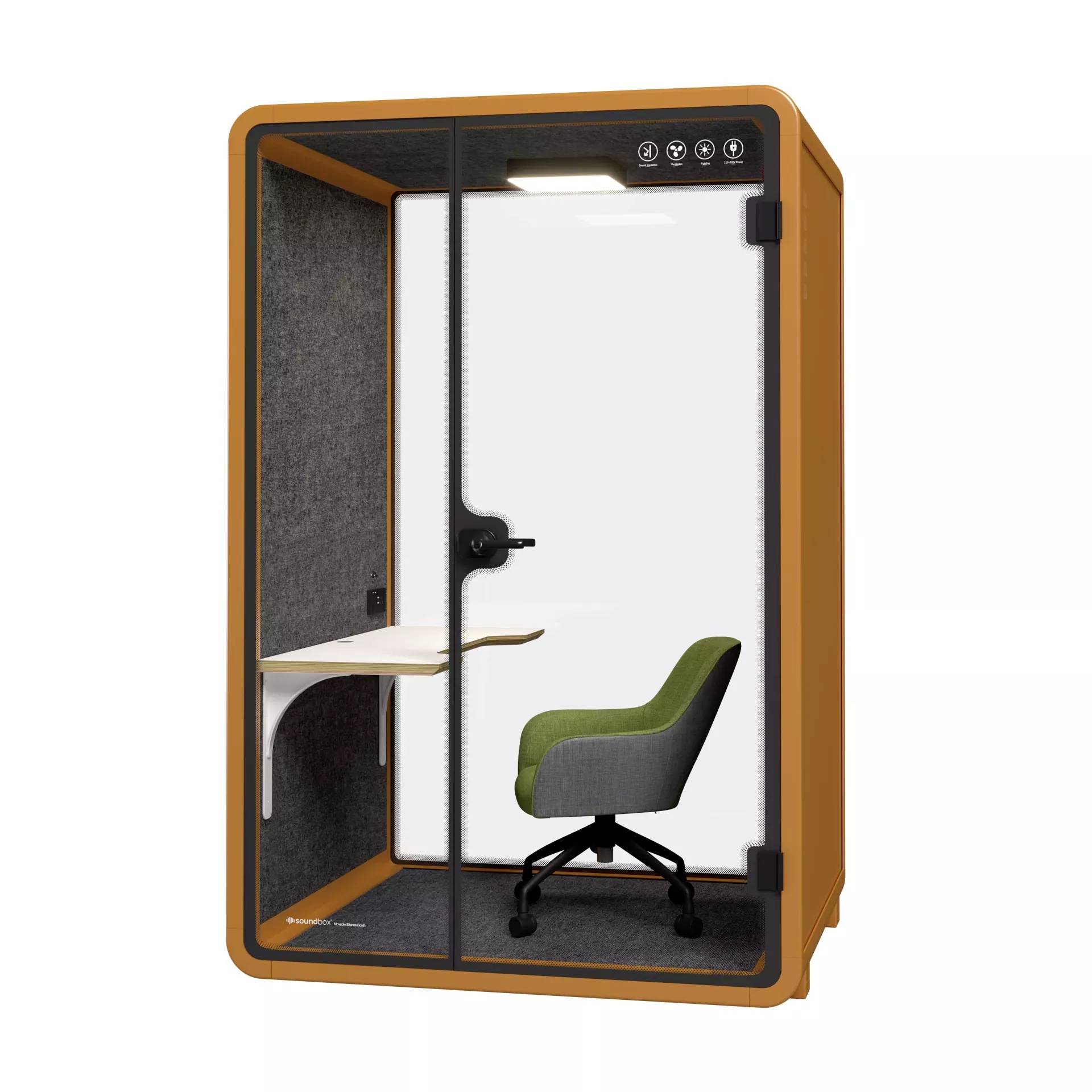 Soundbox Soundbox Office Pod SR-M (F4) 1 person SR-M F4 orange 1 St.-0
