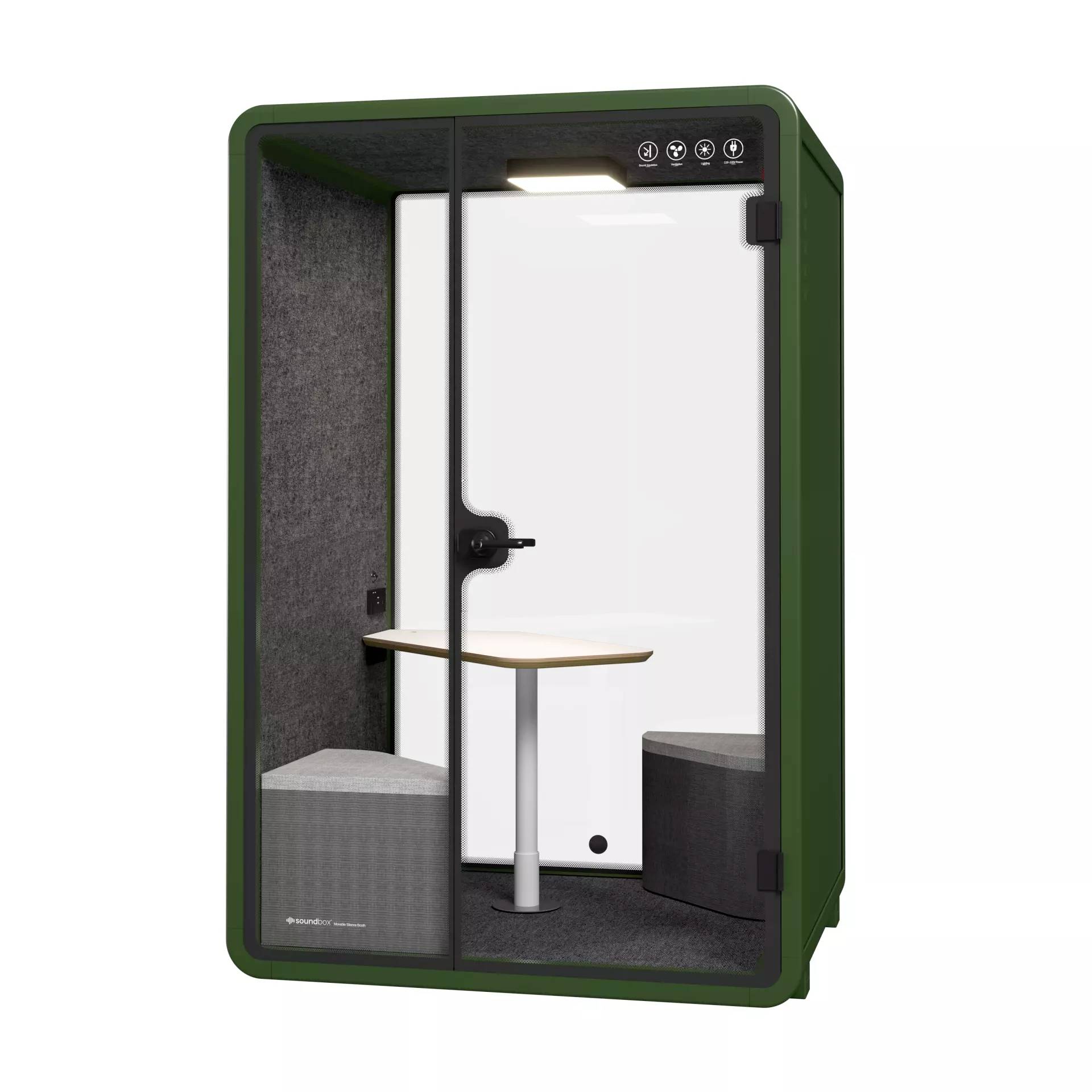 Soundbox Soundbox Office Pod SR-M (E5) 2 person SR-M E5 green 1 St.-0