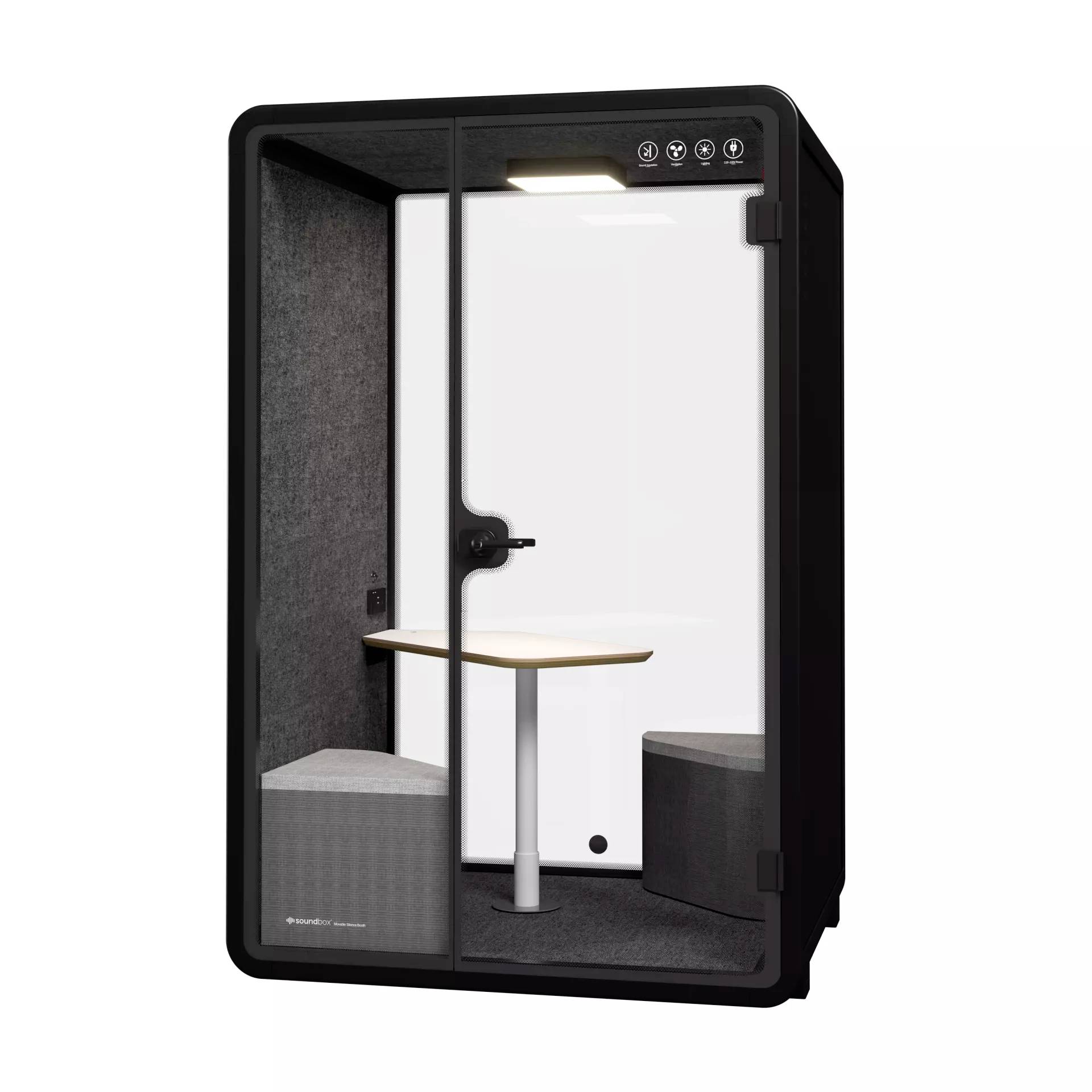 Soundbox Soundbox Office Pod SR-M (E5) 2 person SR-M E5 black 1 St.-0