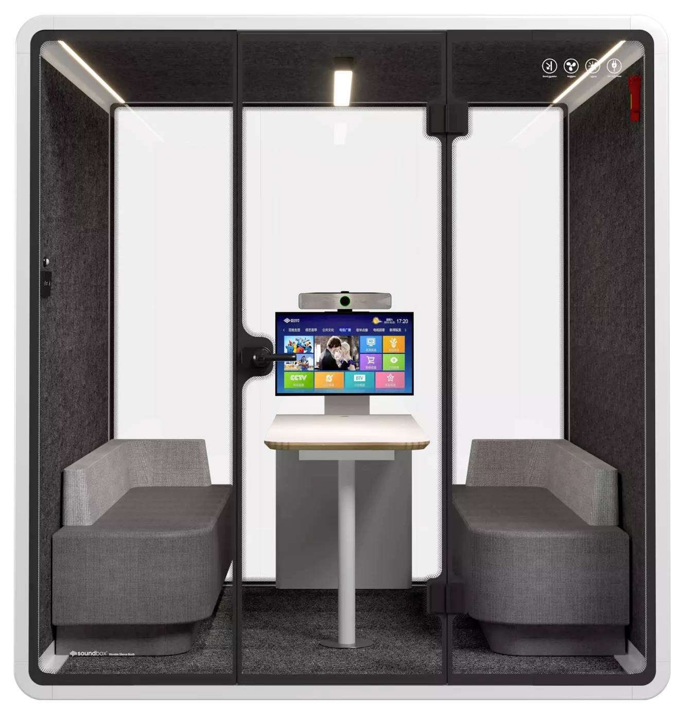 Soundbox Soundbox Office Pod SR-XL (F7) 6 person SR-XL F7 white 1 St.-1
