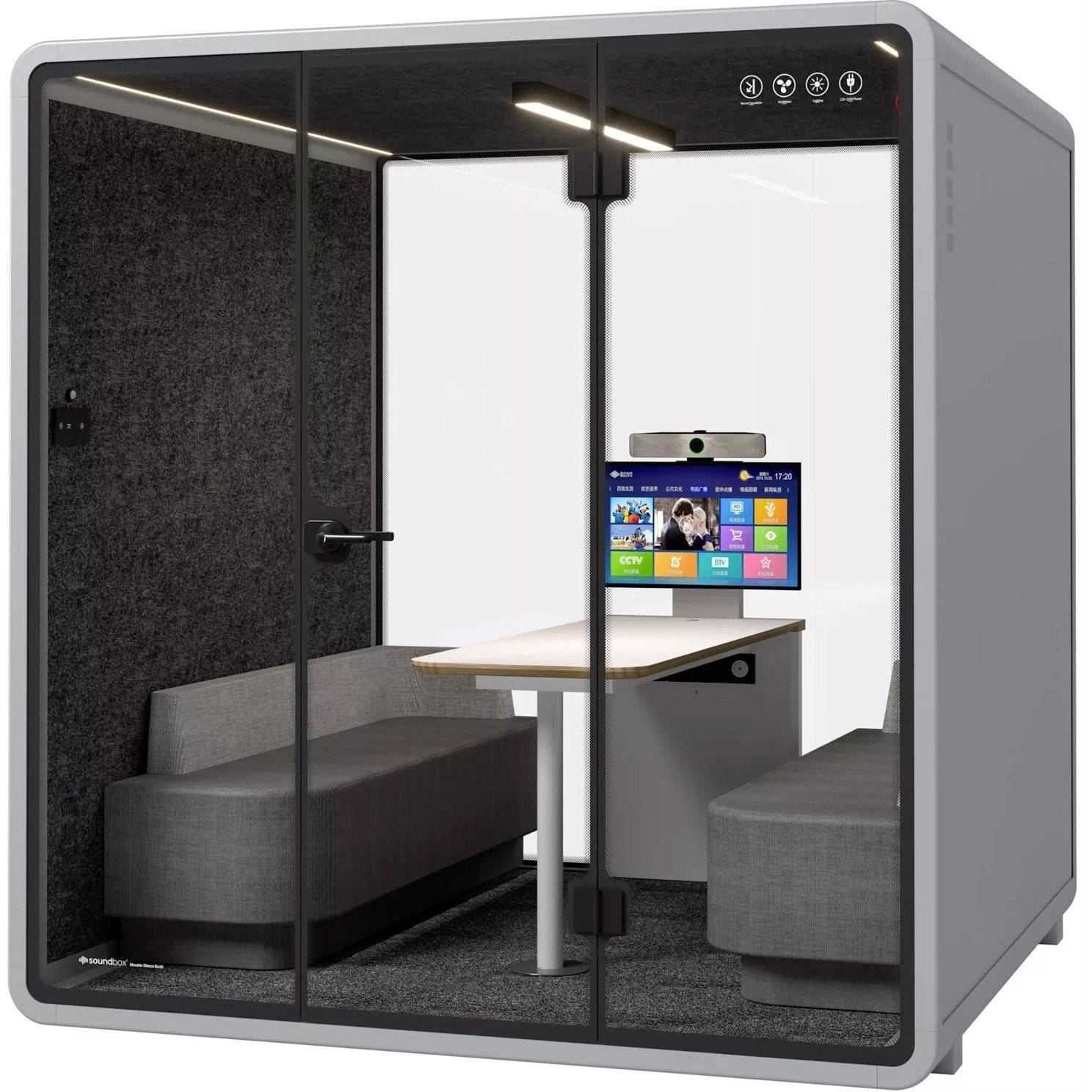 Soundbox Soundbox Office Pod SR-XL (F7) 6 person SR-XL F7 grey 1 St.-0