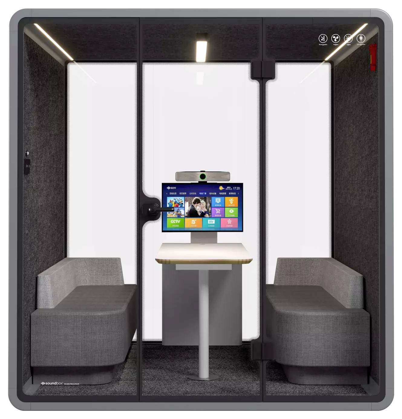 Soundbox Soundbox Office Pod SR-XL (F7) 6 person SR-XL F7 grey 1 St.-1