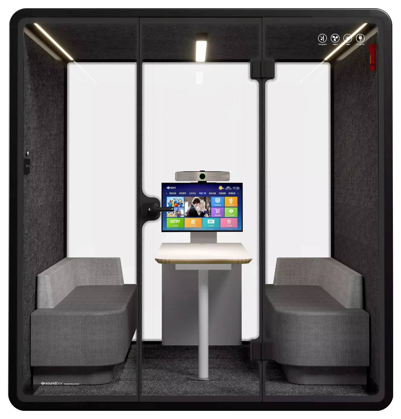 Soundbox Soundbox Office Pod SR-XL (F7) 6 person SR-XL F7 black 1 St.-1