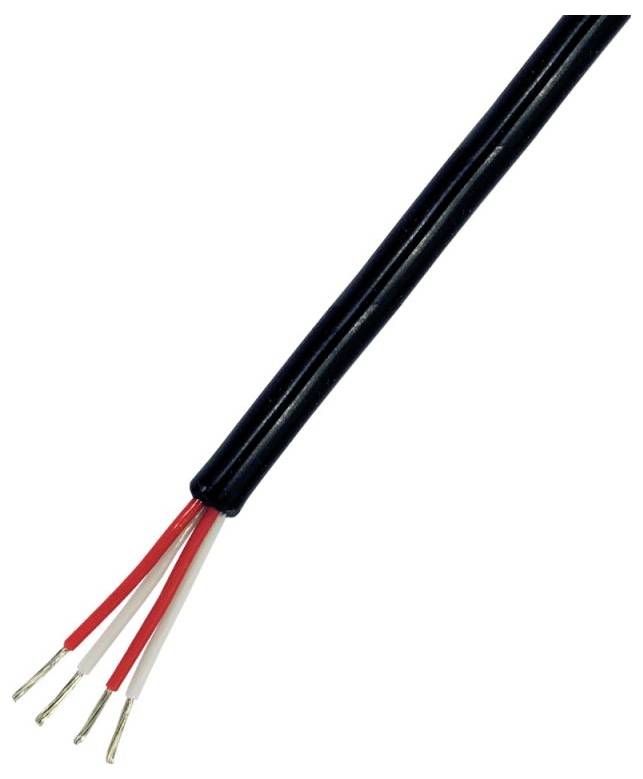 B + B Thermo-Technik Koperen kabel Rood, Grijs, Wit 0230 0201 per meter
