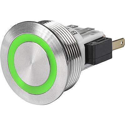 Schurter 3-145-454 tipkalo 250 V/AC 5 A s povratom zelena (Ø) 19 mm IP40 1 St.-0