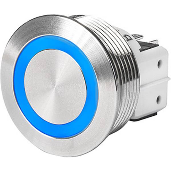 Schurter 3-145-918 tipkalo 3 A s povratom plava (Ø) 22 mm IP40 1 St. Piece