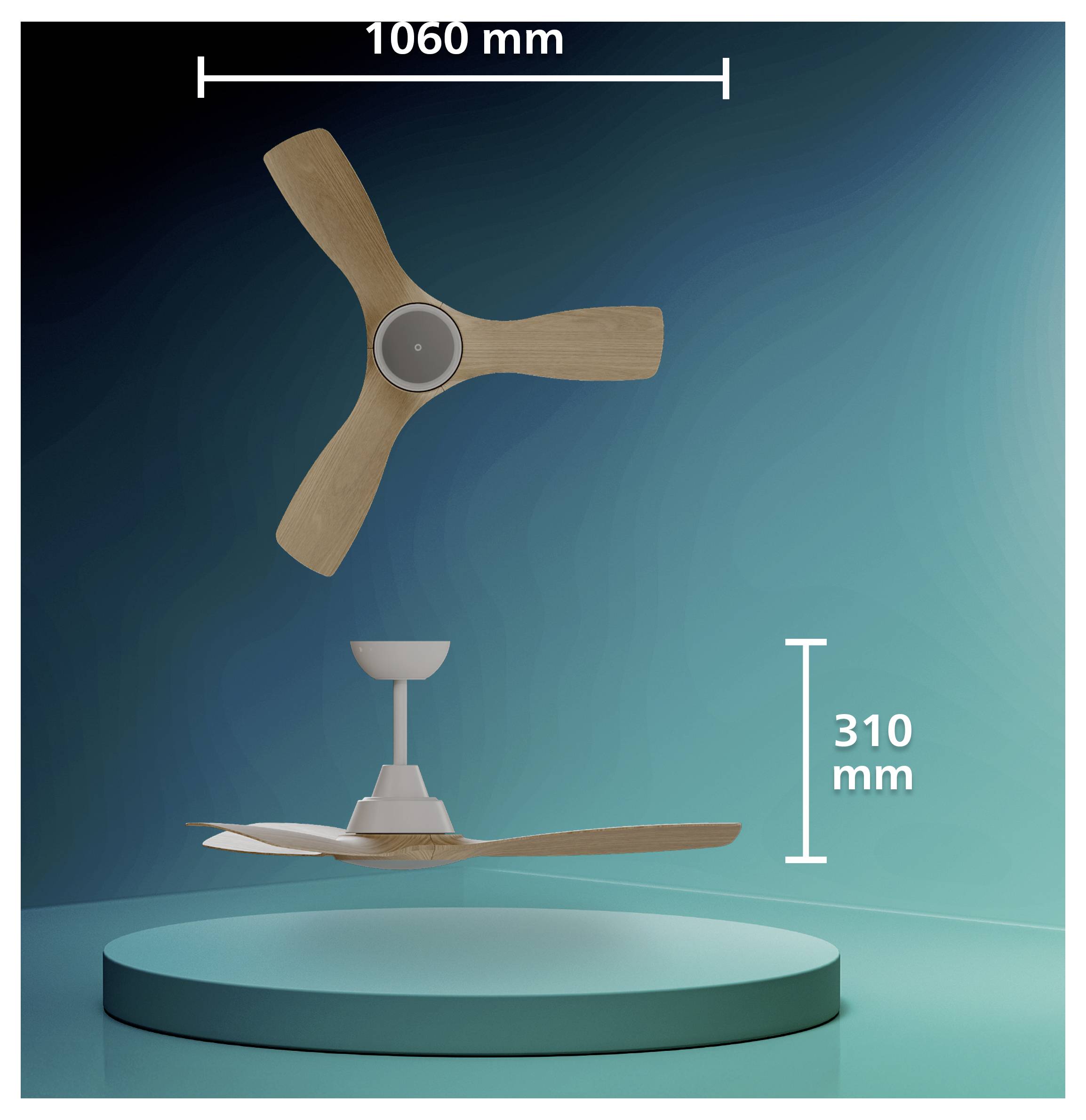 Philips LED Olas stropni ventilator 30 W sa daljinskim upravljačem, mogućnost prigušivanja-8