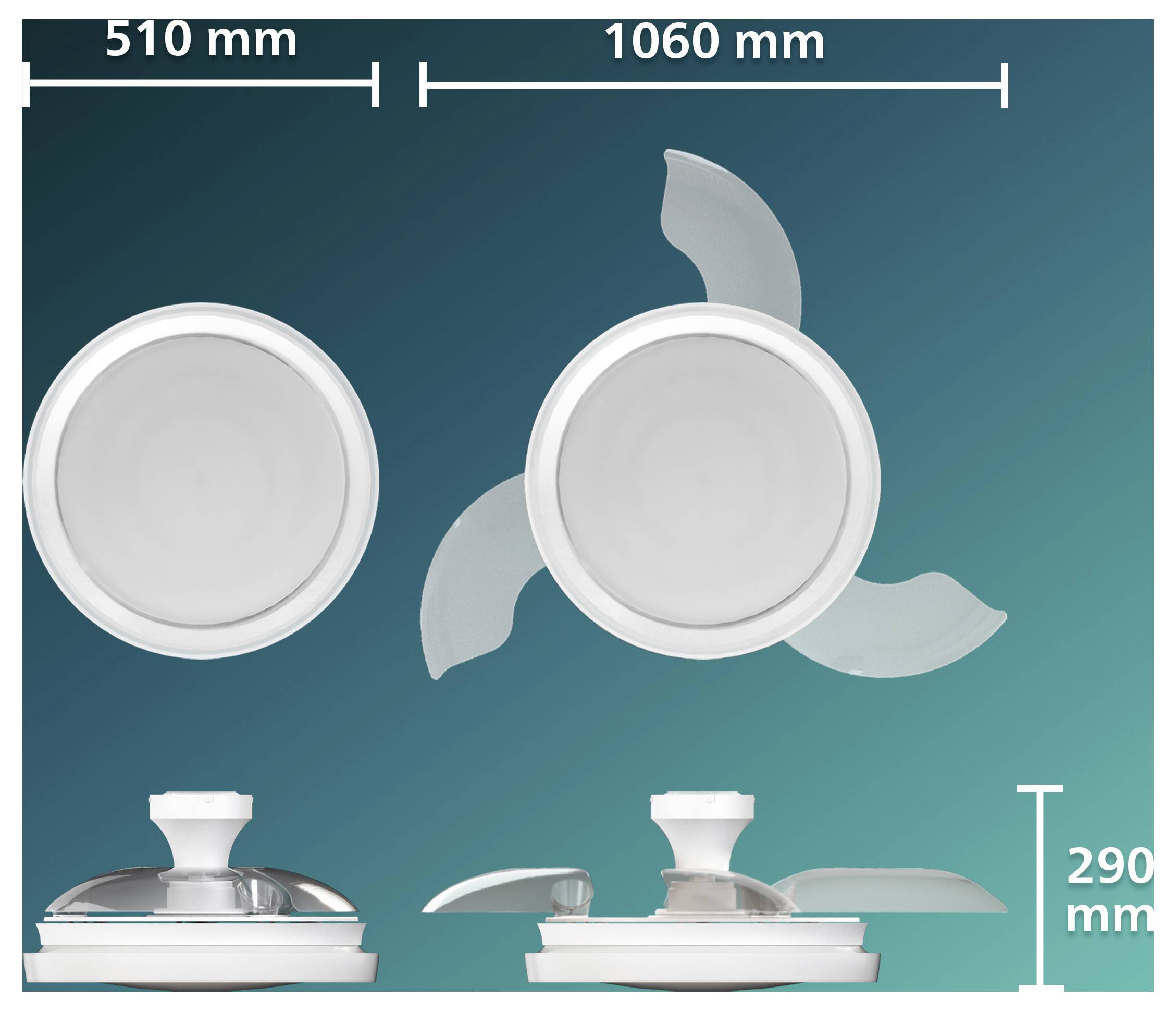 Philips LED Bliss stropni ventilator 28 W sa daljinskim upravljačem, mogućnost prigušivanja-8
