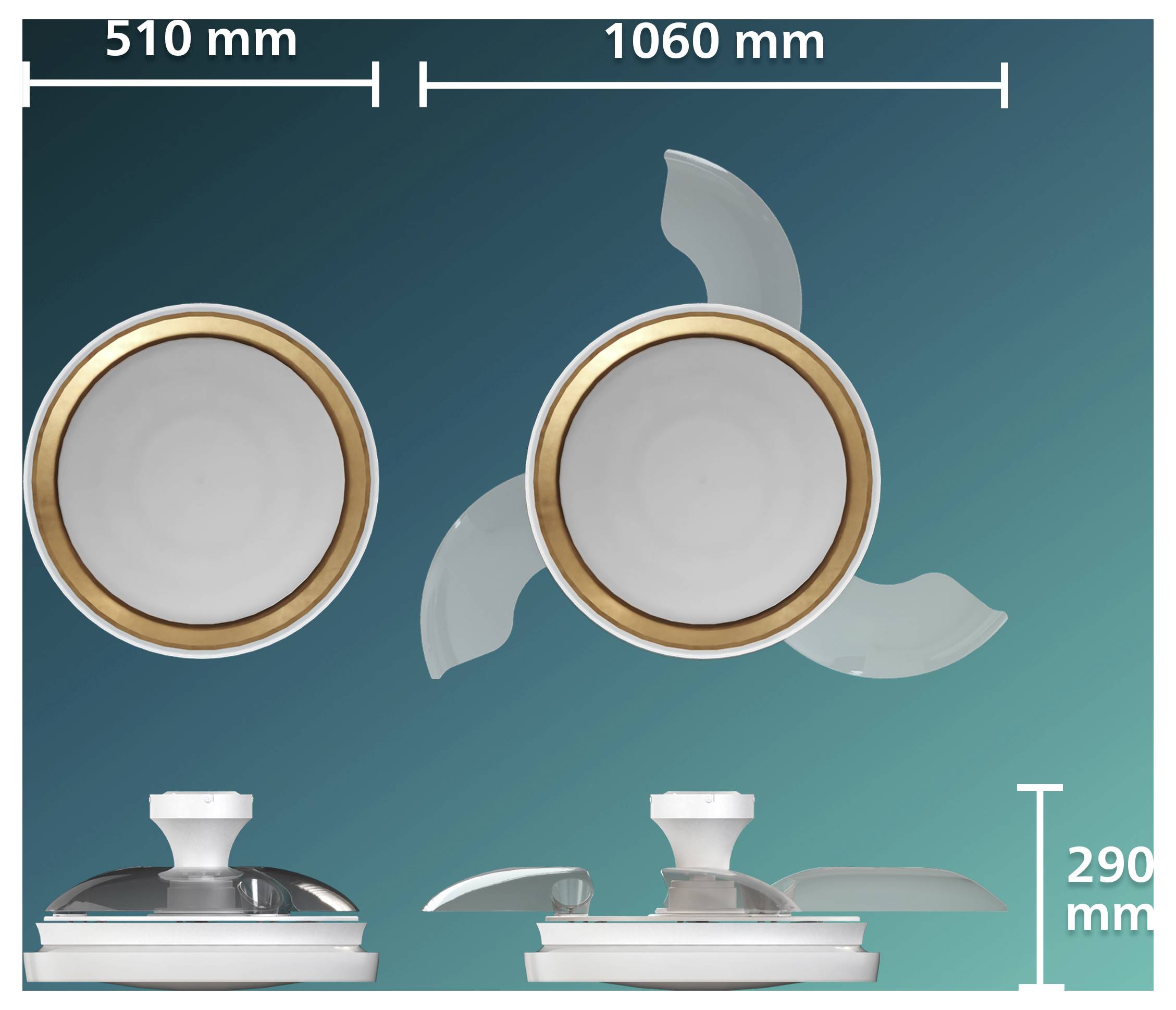 Philips LED Bliss stropni ventilator 28 W sa daljinskim upravljačem, mogućnost prigušivanja-8