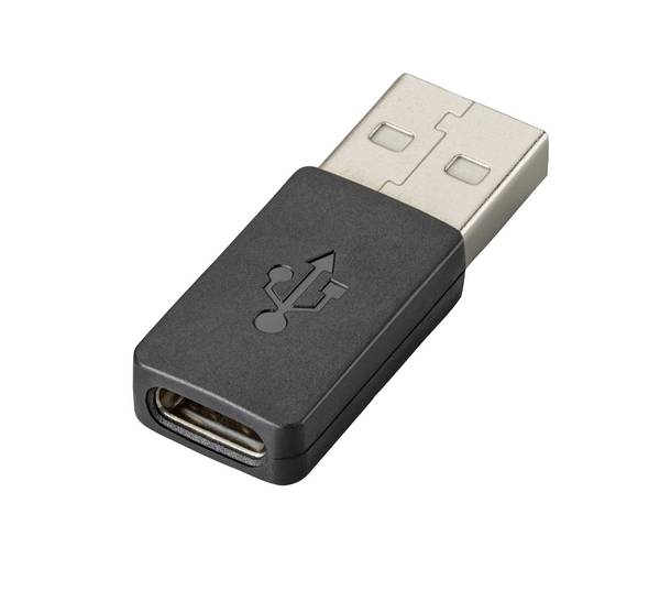 HP Poly USB 2.0 adapter  HP Poly USB-A to USB-C Adapter