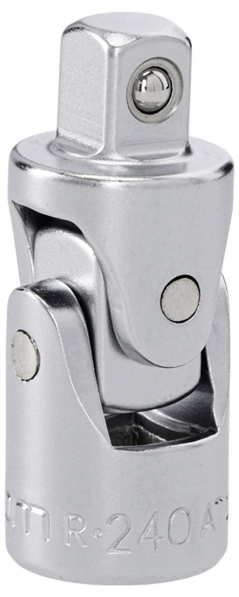 Sjajni metalni univerzalni adapter zglobnog utora, dizajniran za spajanje utora sa ključevima, omogućavajući koso zatezanje ili otpuštanje.