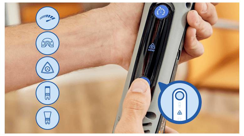 Dremel-alat s EZ Twist sustavom, mekim hvatanom i varijabilnom brzinom (10.000-33.000 o/min), motor od 130 W, kompatibilan s dodatnom opremom.