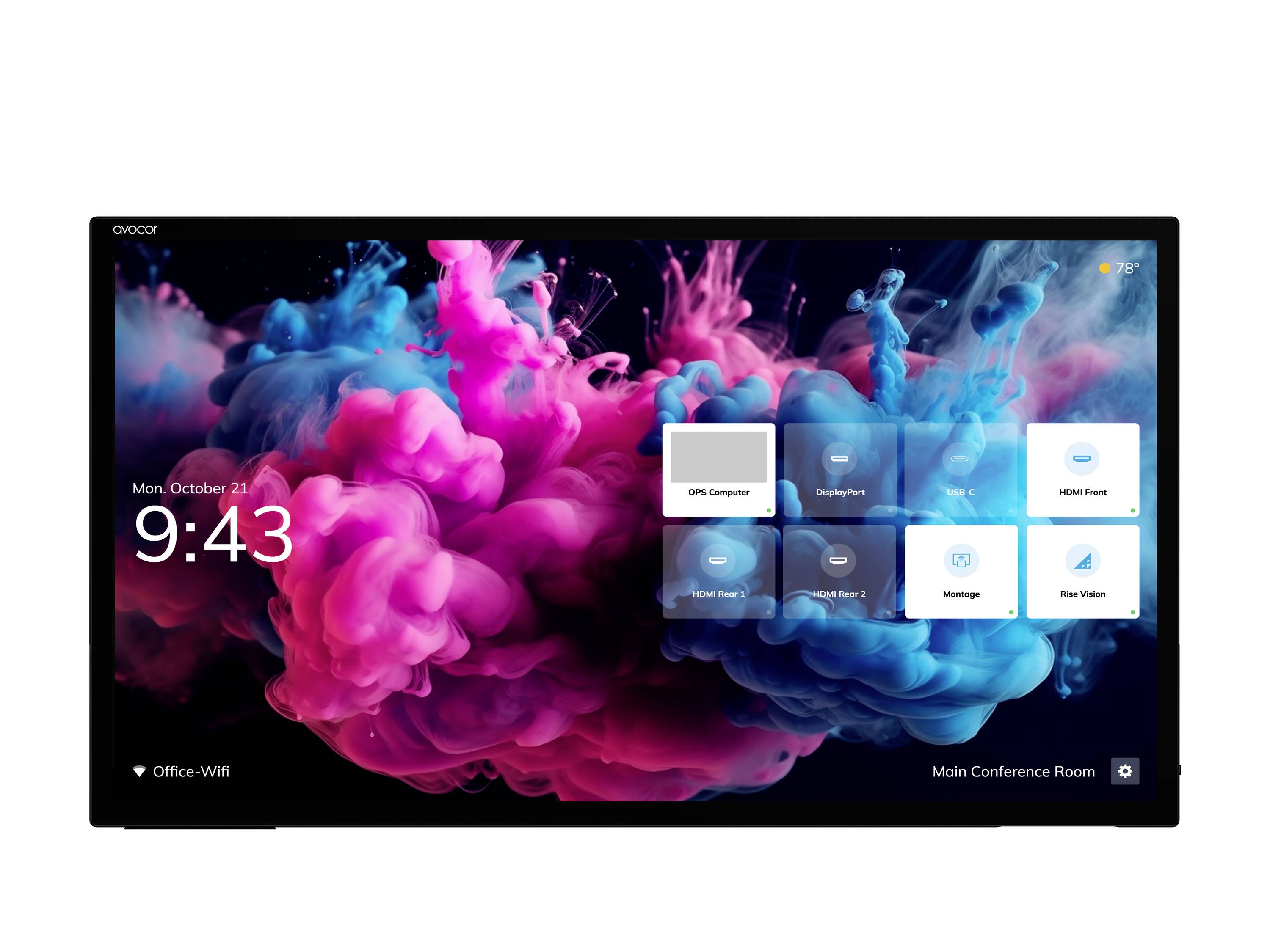 Avocor AVH-7520 - 190 cm (75) Diagonalk Digital Signage display 190.5 cm 75 inch 3840 x 2160 Pixel