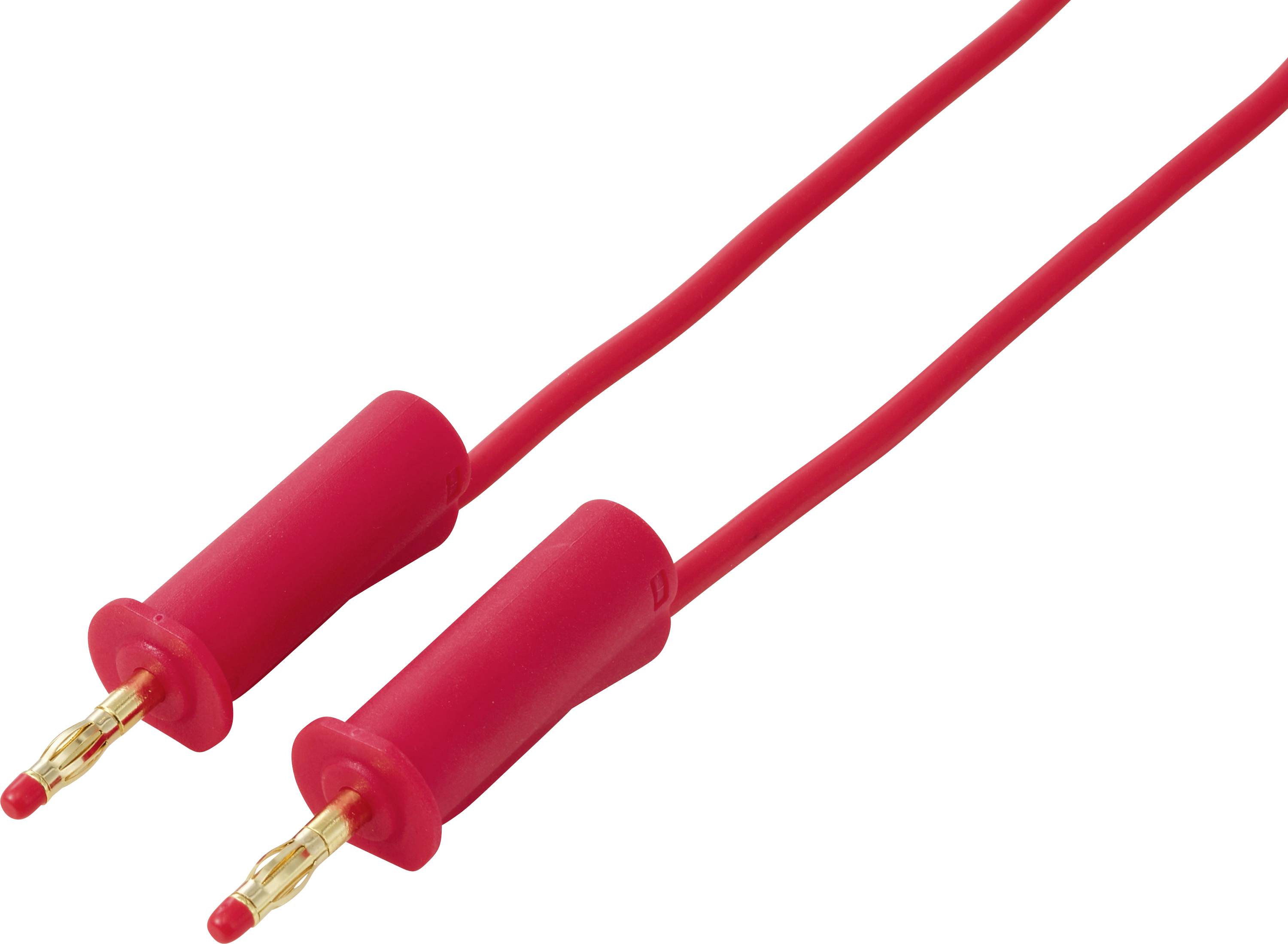 VOLTCRAFT MSB-132 2m rot Meetsnoer Stekker 4 mm Stekker 4 mm 2 m Rood 1 stuk(s)