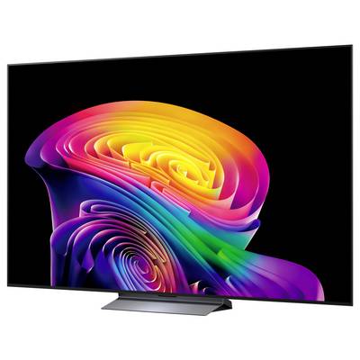 Ravna TV zaslon prikazuje šarenu apstraktnu spiralnu konstrukciju na crnoj pozadini, pokazujući živahnu dugu spiralnu pozadinsku sliku.