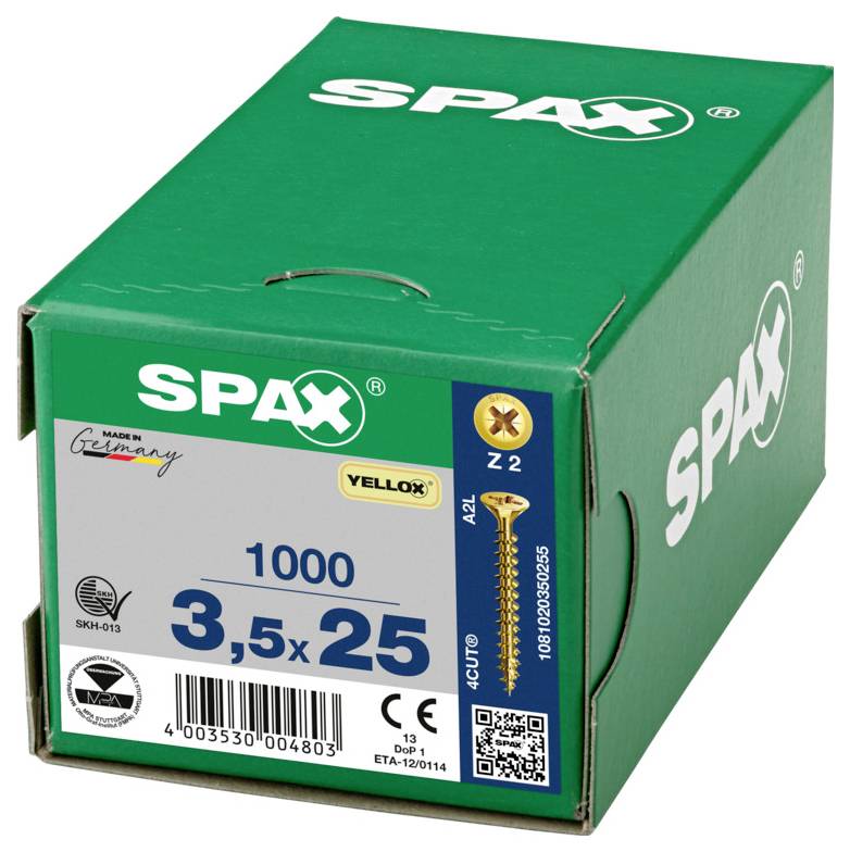 SPAX 1081020350255 upušteni vijak 3.5 mm 25 mm čelik 1000 St.-4