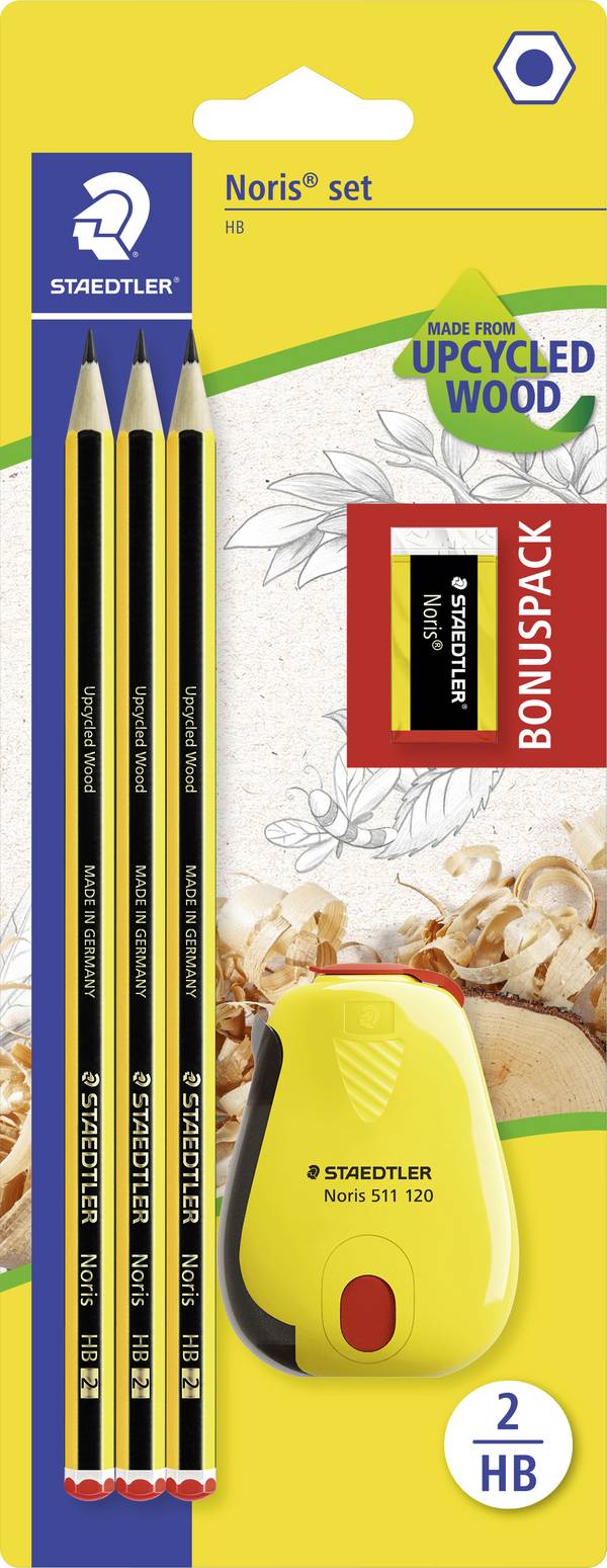 Staedtler Noris® 120 120 SBK3P2 set olovki Oznaka tvrdoće: 2b, b, hb, h, 2h 5 St.