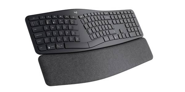 Logitech Ergo K860 bežično tipkovnica s numeričkom tipkovnicom UK-engleski, qwerty grafitna