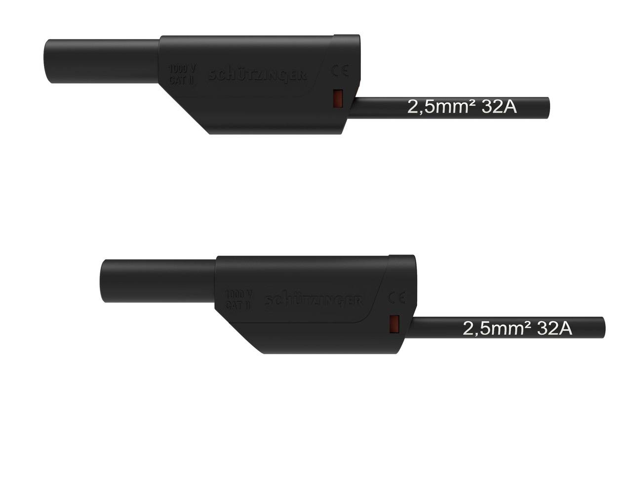 Schützinger VSFK 8501 / 2.5 / 50 / SW Verbindingskabel 50 cm Zwart 1 stuk(s)