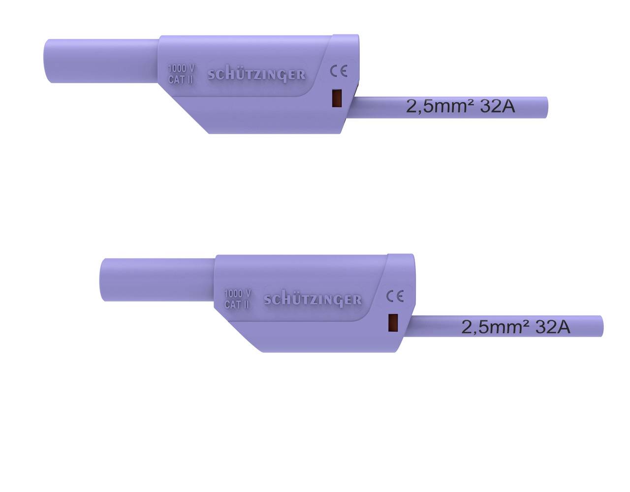 Schützinger VSFK 8500 / 2.5 / 150 / PVI Verbindingskabel 150 cm Violet 1 stuk(s)