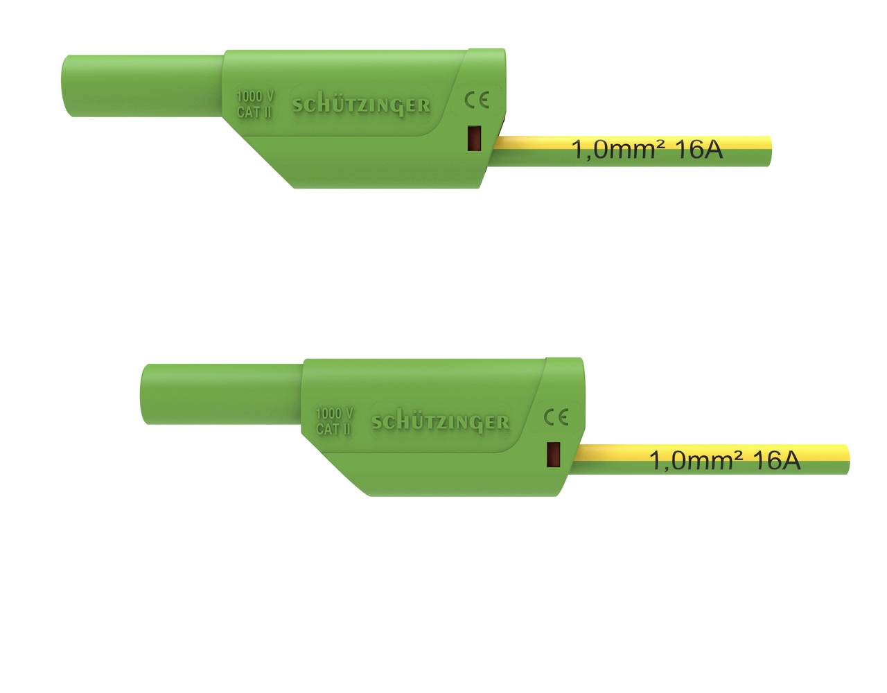 Schützinger VSFK 8500 / SIL1 / 100 / GNGE Verbindingskabel 100 cm Groen-geel 1 stuk(s)