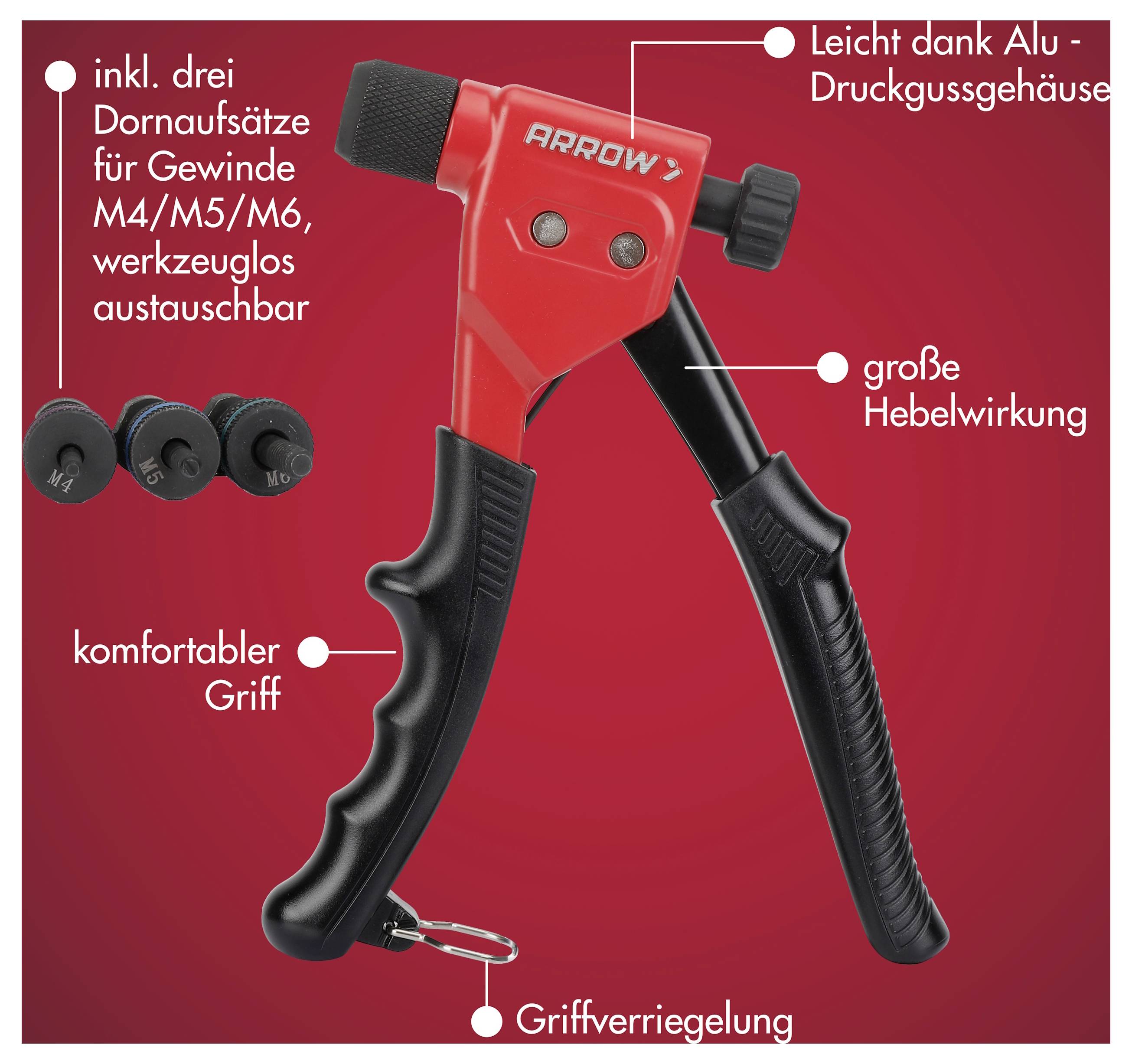 Arrow Tool Group 401353 kliješta za zakovice 1 St.-3