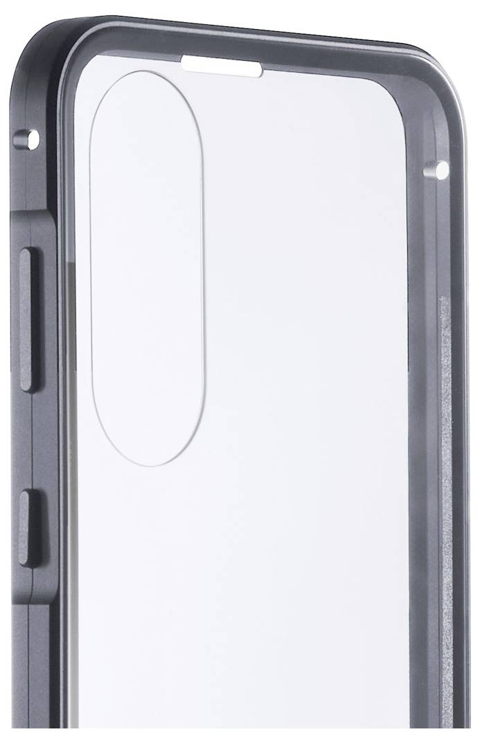 Detaljan prikaz zaštitnog kućišta za pametni telefon s izdignućim izrezom za kameru na stražnjoj strani i vidljivim bočnim gumbima, prikazanog na bijeloj pozadini.
