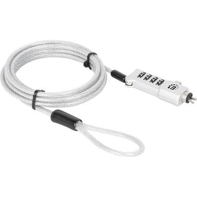 Namotani metalni sigurnosni kabel sa kombinacijskom bravom i petljastim krajevima, koristi se za osiguranje prtljage ili opreme.