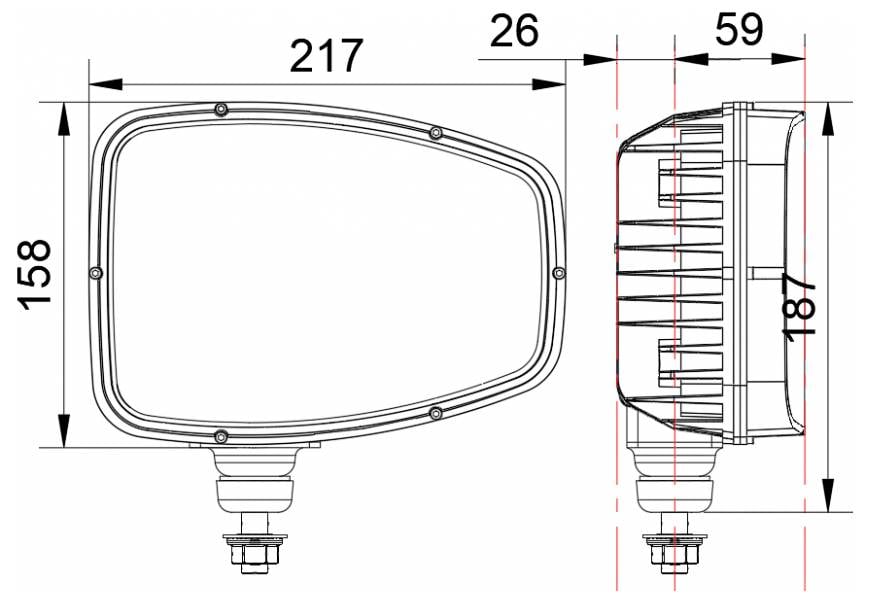 KAMAR prednje svjetlo L3430 LED sprijeda-9