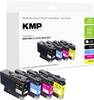 KMP tinta zamijenjen Brother LC427XLBK, LC427XLC, LC427XLM, LC427XLY kompatibilan kombinirano pakiranje crna, žut, purpurno crven, cijan 1551,4005 1551,4005