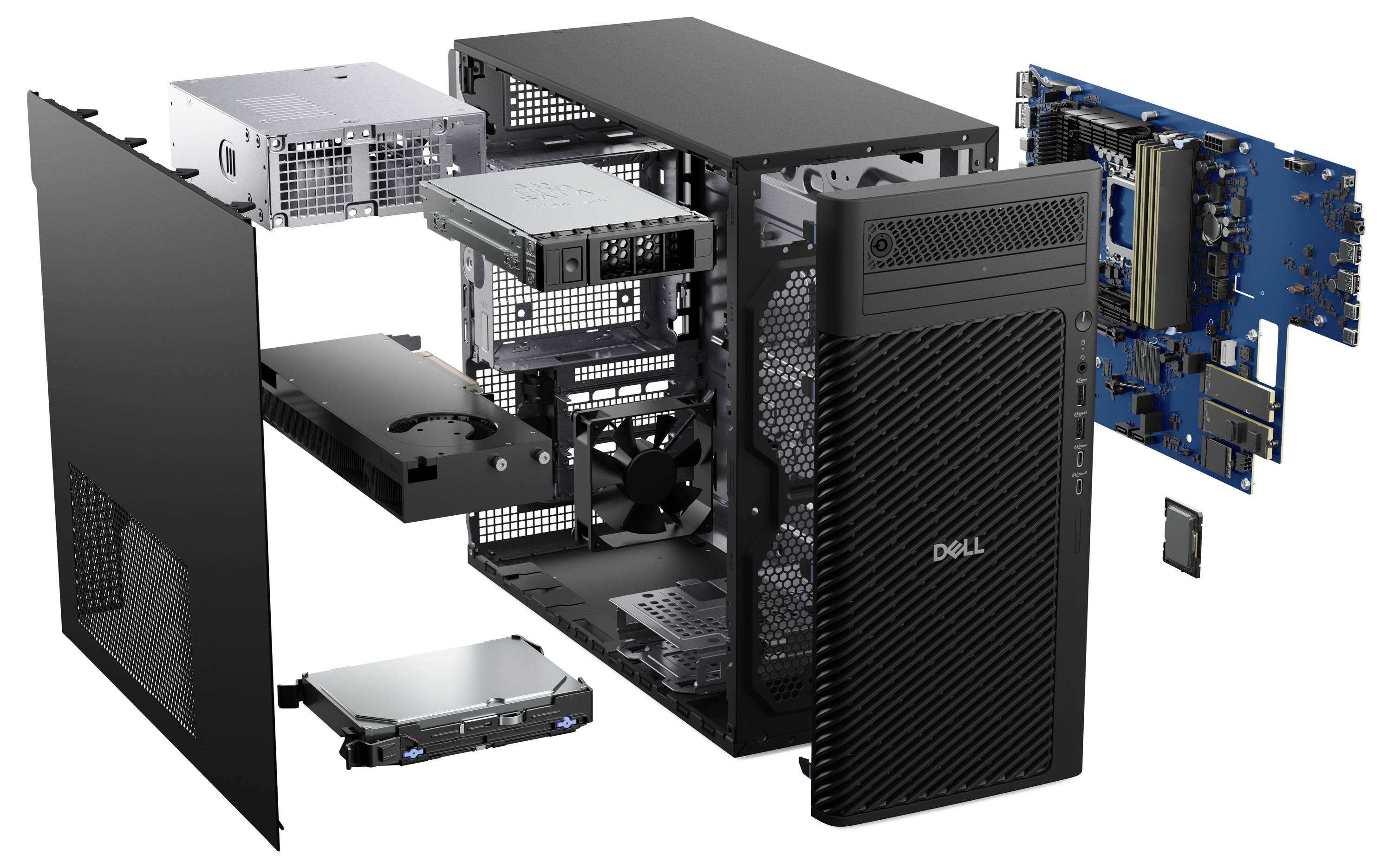 Dell radna stanica Pro Max Tower T2 FCT2250 Intel® Core™ Ultra 9 (Series 2) 285K 5.7 GHz 64 GB RAM 1 TB SSD Intel Intelo-4