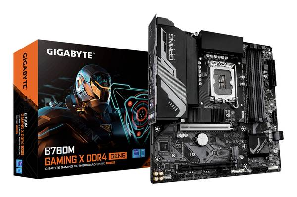 Gigabyte B760M G X DDR4 GEN5 matična ploča Baza #####Intel® 1700 Faktor oblika (detalji) ATX
