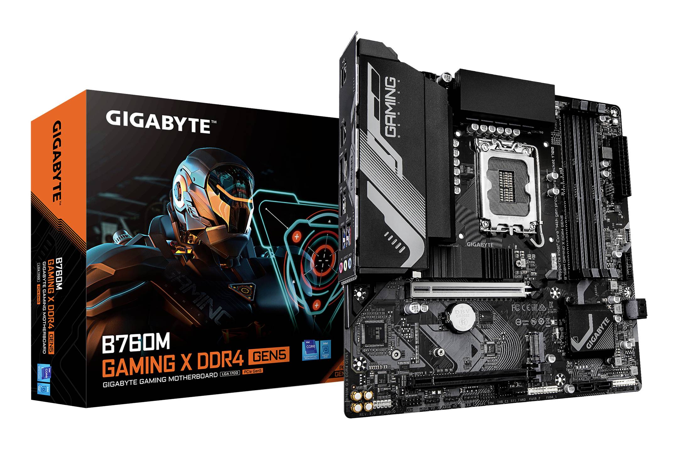 Gigabyte B760M G X DDR4 GEN5 matična ploča Baza #####Intel® 1700 Faktor oblika (detalji) ATX-0