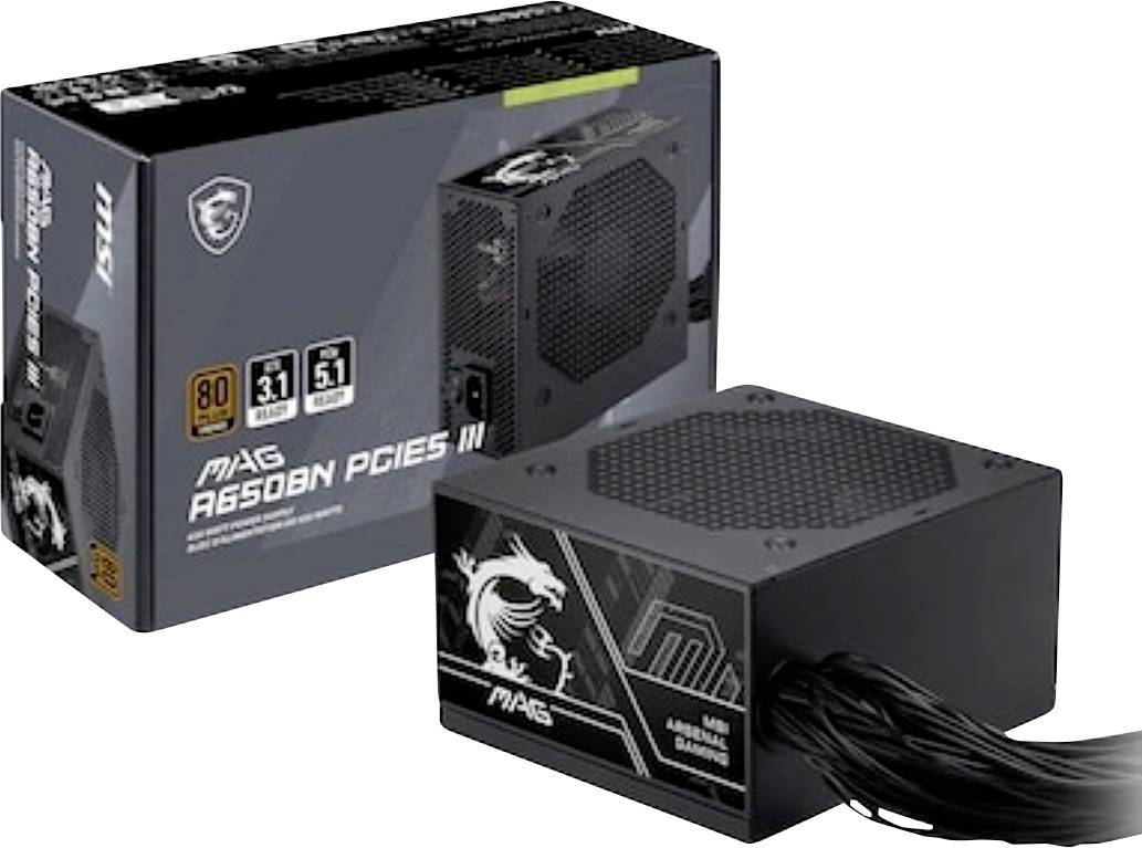MSI MAG A650BN PC-netvoeding 650 W ATX 80�Plus Bronze