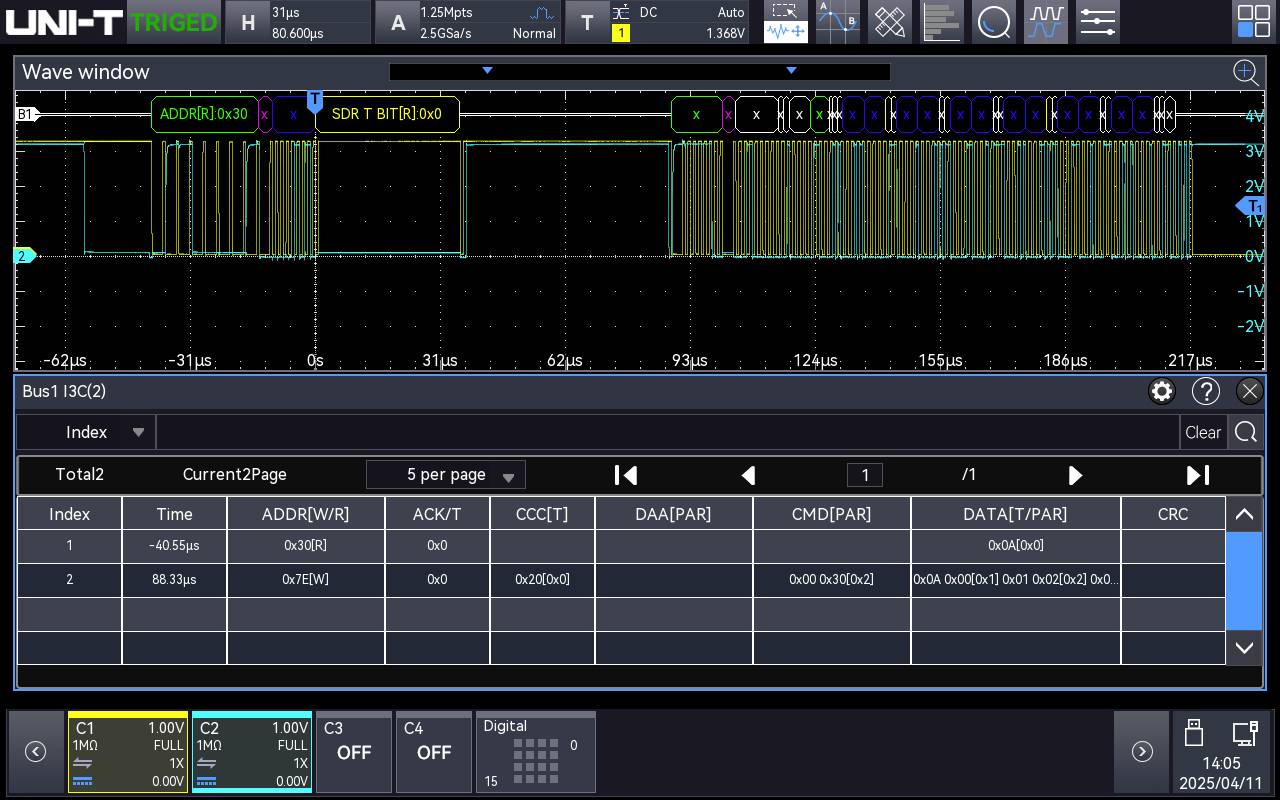 Uni-T MSO5000HD-I3C softverska opcija 1 St.-0