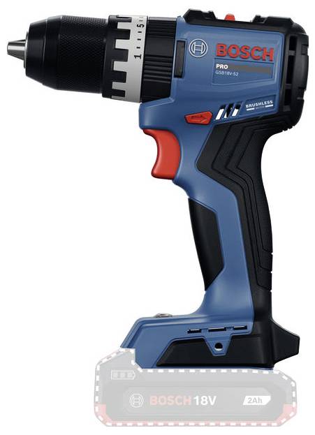 Bosch Professional GSB18V-52 -Slagborrmaskin batteri borstfri