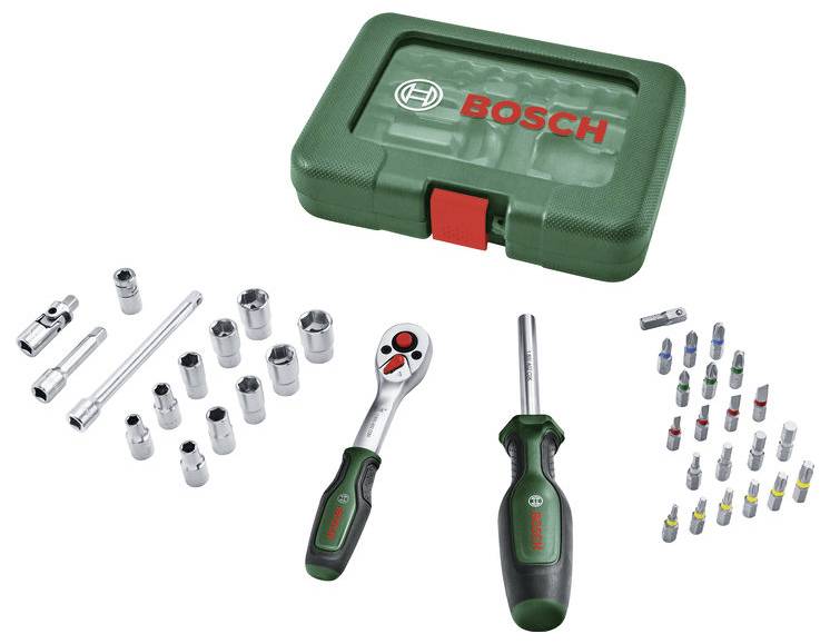 Bosch Home and Garden 1600A039J6 1600A039J6 Ratelset Metrisch 1/4 (6,3 mm)