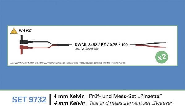 Schützinger SET 9732 komplet mjernih vodova     1 Set