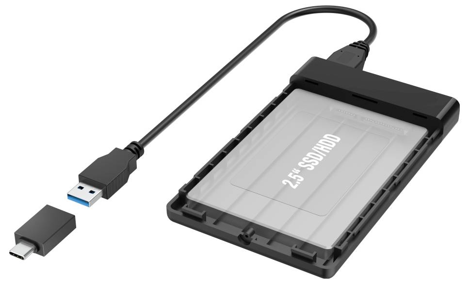Hama 00200760 kućište za tvrdi disk 63,5 mm (2,5 inča) 2.5 palac-1