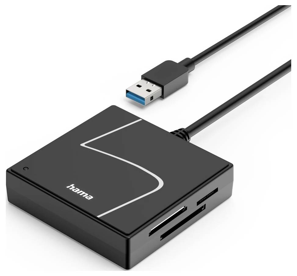 Hama vanjski čitač memorijskih kartica USB-C® crna-2