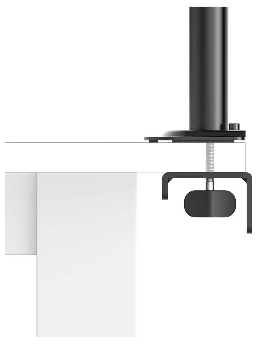 Hama stolni nosač za monitor 1 Zaslon(i) 88,9 cm (35") crna mogučnost savijana, podesiv po visini, rotirajuči, okretni-4