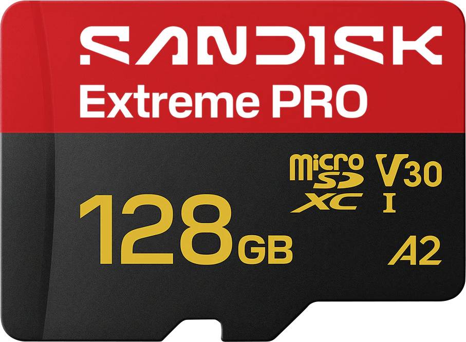 SanDisk Extreme Pro microSDXC-kaart 128 GB UHS-I