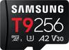 Samsung T9 microSDXC kartica maloprodaja 256 GB UHS-I U3, A2 Application Performance Class, Class 10, v30 Video Speed Class uklj. USB čitač kartica