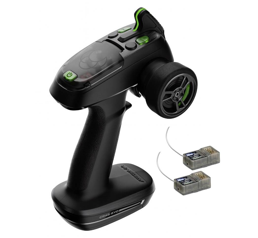 Absima 4-channel CR4S-EVO 2.4GHz 2x 6-CH RX RC pistoolzender startset 2,4 GHz Aantal kanalen: 4