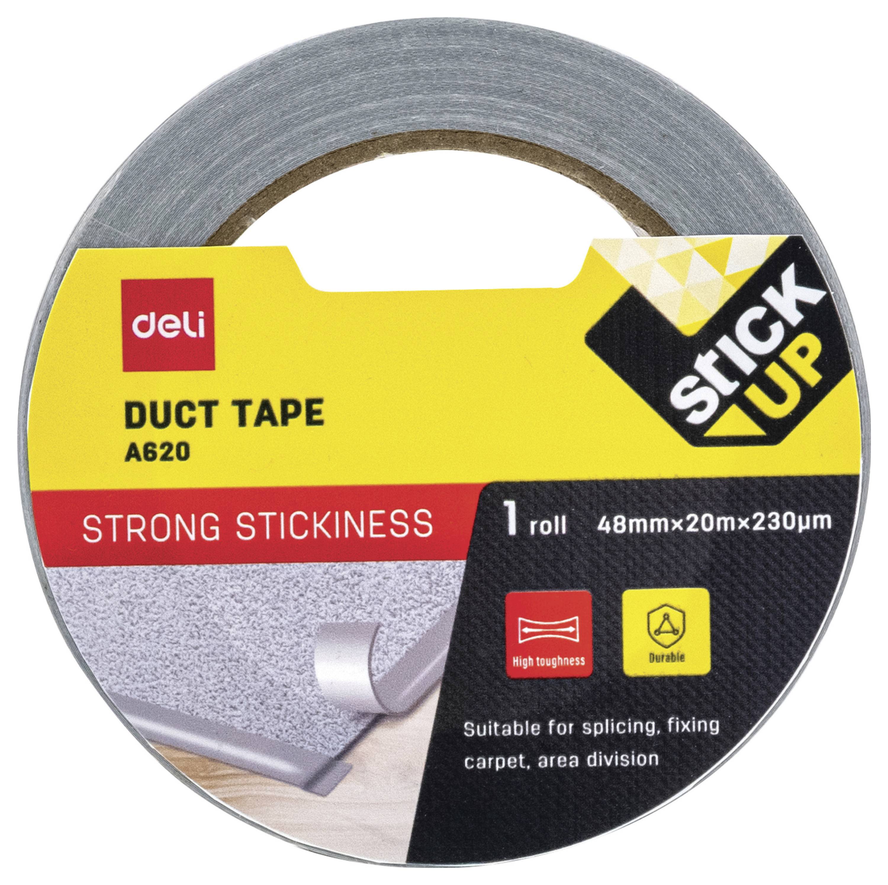 DELI D266795 plastificirana ljepljiva traka srebrna (D x Š) 20 m x 4.8 cm 1 St.-1
